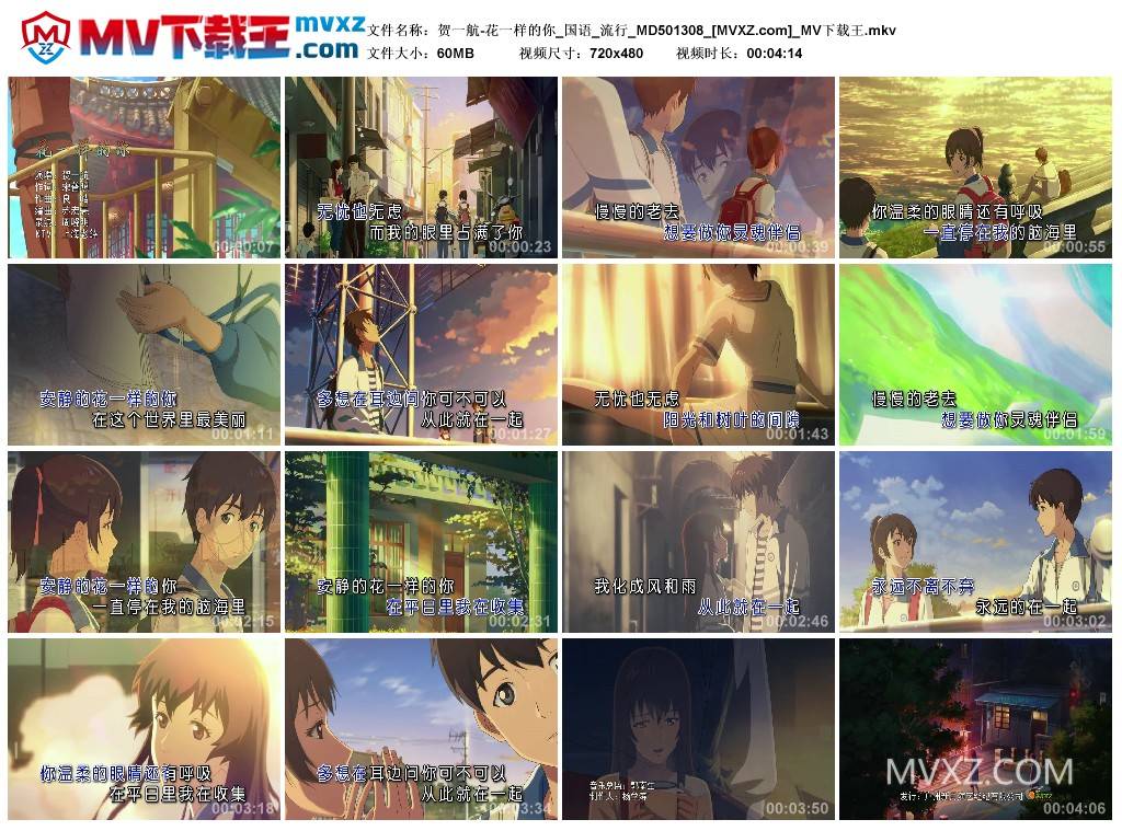 贺一航-花一样的你_国语_流行_MD501308